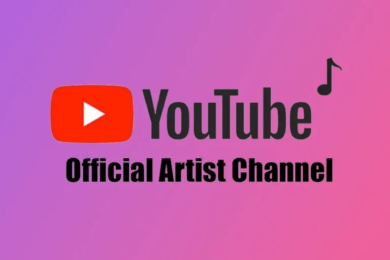 YouTube Canal Oficial de Artista