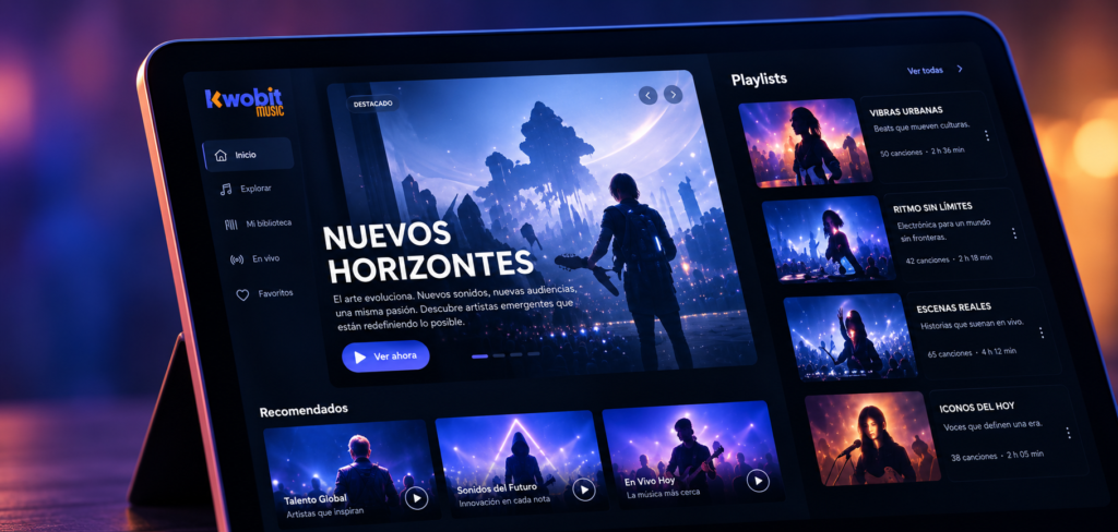 Plataforma digital para medios y streaming