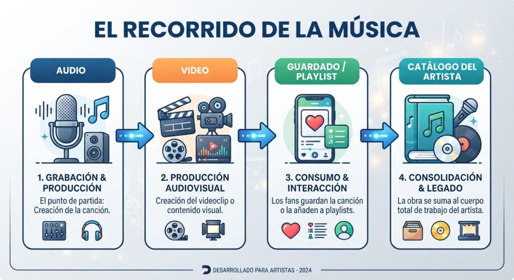 Cómo el video en Spotify puede llevar oyentes al catálogo de un artista