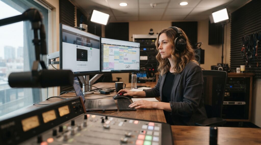 Gestión de programación y transmisión en vivo de una radio online